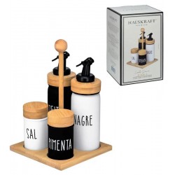 Galheteiro Vidro Supbbu Doha 5 Peças